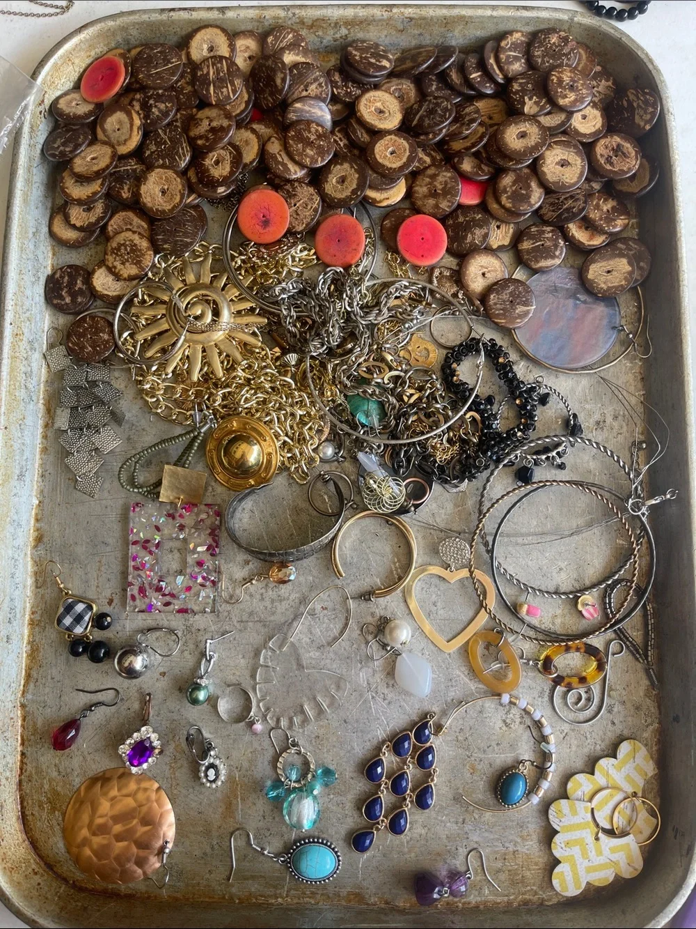 craft salvage jewelry tangled lot